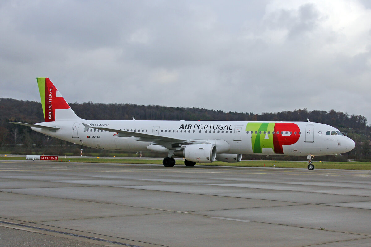 TAP Air Portugal, CS-TJF, Airbus A321-211,  Luís vaz de camões , 28.November 2021, ZRH Zürich, Switzerland.