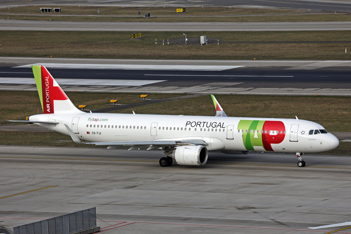 TAP Air Portugal, CS-TJI, Airbus A321-251N, msn: 8270, 16.Januar 2024, ZRH Zürich, Switzerland.