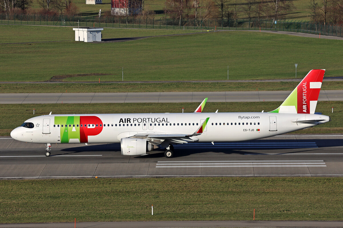 TAP Air Portugal, CS-TJO, Airbus A321-251NX, msn: 8923,  Vieira da Silva , 29.November 2025, ZRH Zürich, Switzerland.