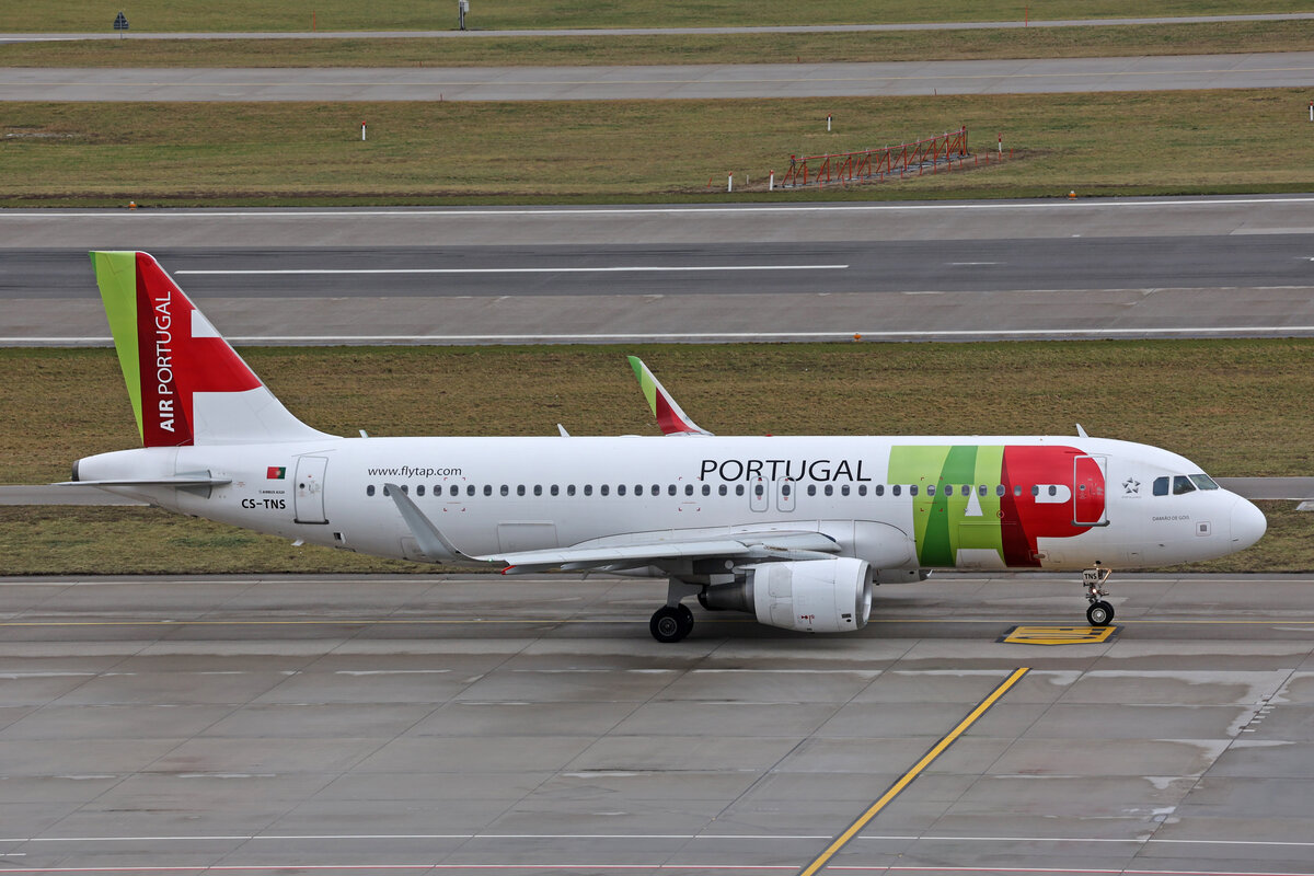 TAP Air Portugal, CS-TNS, Airbus A320-214, msn: 4021,  Damião De Góis , 25.Januar 2024, ZRH Zürich, Switzerland.