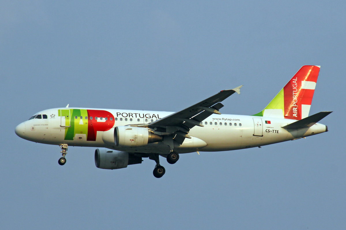 TAP Air Portugal, CS-TTE, Airbus A319-111, msn: 821,  Francisco D'Ollanda , 15.Oktober 2018, MXP Milano-Malpensa, Italy.