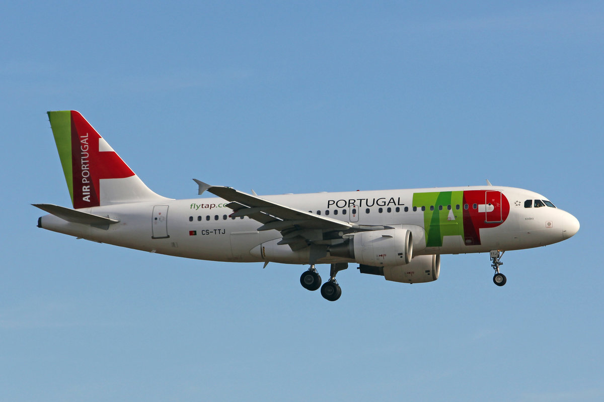 TAP Air Portugal, CS-TTJ, Airbus A319-111, msn: 979,  Eusébio , 22.Februar 2020, ZRH Zürich, Switzerland.