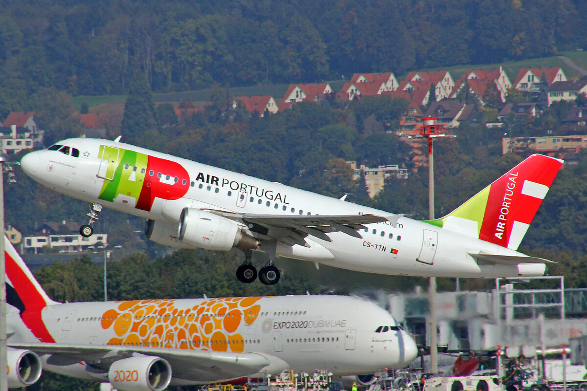 TAP Air Portugal, CS-TTN, Airbus A319-111, msn: 1120,  Camilo Castelo Branco , 16.Oktober 2021, ZRH Zürich, Switzerland.
