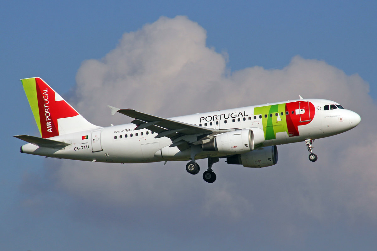 TAP Air Portugal, CS-TTU, Airbus A319-112, msn: 1668,  Sophia de Mello Breyner , 03.November 2017, ZRH Zürich, Switzerland.