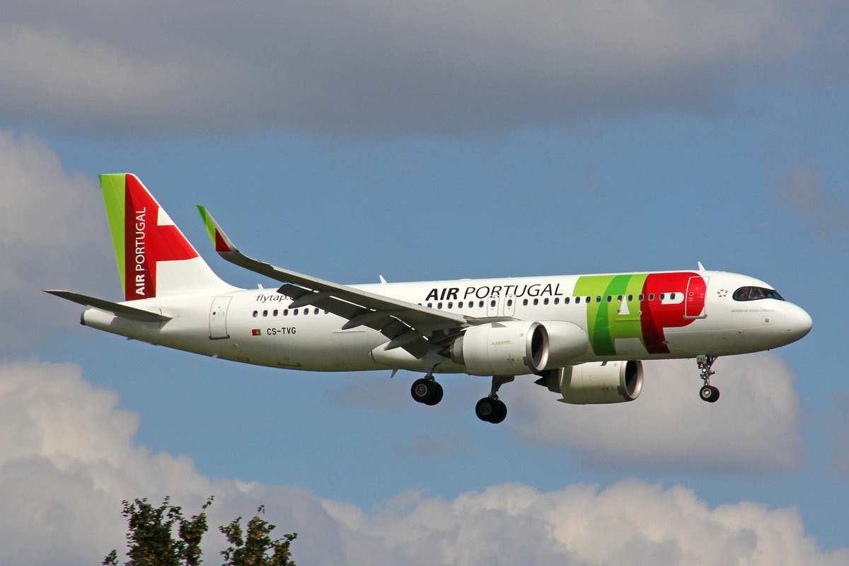 TAP Air Portugal, CS-TVG, Airbus A320-251N, 07.September 2020, ZRH Zürich, Switzerland.