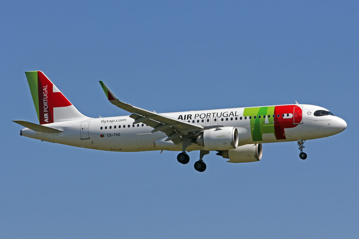 TAP Air Portugal, CS-TVG, Airbus A320-251N, 23.April 2021, ZRH Zürich, Switzerland.