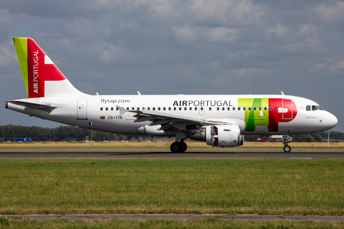 TAP, CS-TTR, Airbus, A319-111, 02.07.2023, AMS, Amsterdam, Niederlande