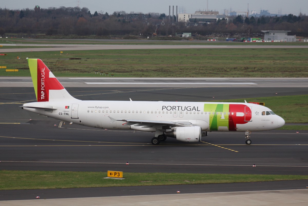 TAP Portugal, CS-TNL,(C/N 1231),Airbus A 320-214, 27.12.2015,DUS-EDDL, Düsseldorf, Germany (Taufname :Vitorino Nemesio)