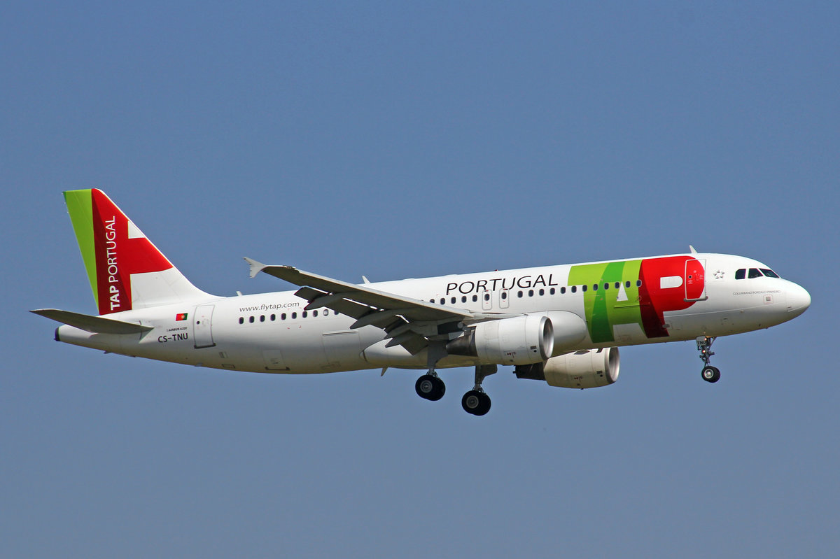 TAP Portugal, CS-TNU, Airbus A320-214,  Columbano bordalo Pinheiro , 13.September 2016, ZRH Zürich, Switzerland.