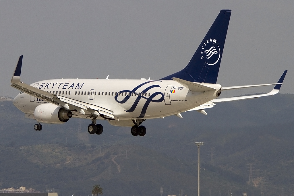 Tarom, YR-BGF, Boeing, B737-78J, 02.06.2014, BCN, Barcelona, Spain




