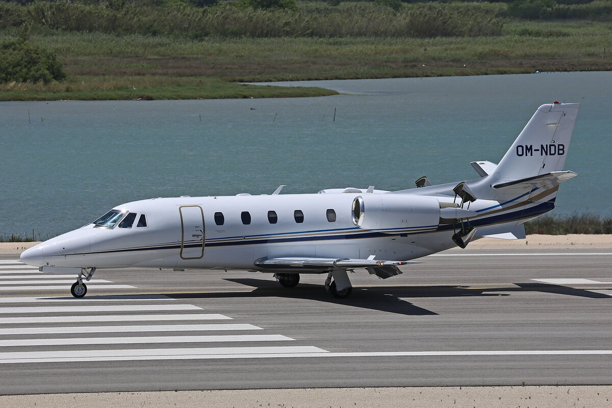 Tatra Jet, OM-NDB, Cessna 560XL Citaion XLS+, msn: 560-6148, 22.Mai 2025, CFU Corfu, Greece.