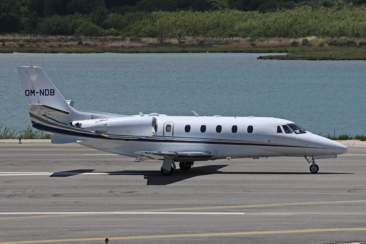 Tatra Jet, OM-NDB, Cessna 560XL Citaion XLS+, msn: 560-6148, 22.Mai 2025, CFU Corfu, Greece.