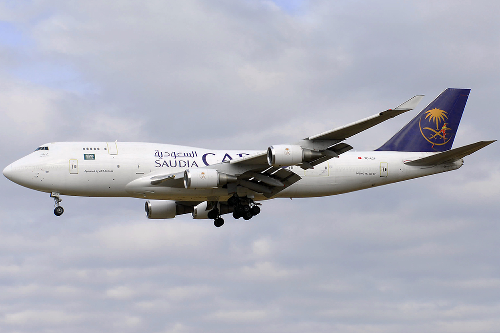 TC-ACF Boeing 747-481(BDSF) Saudi Arabian Cargo 01.03.2014
