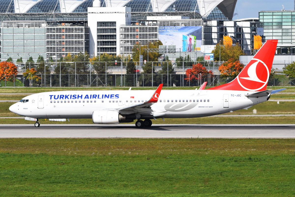 TC-JGC Turkish Airlines Boeing 737-8F2(WL)  , MUC , 04.10.2017