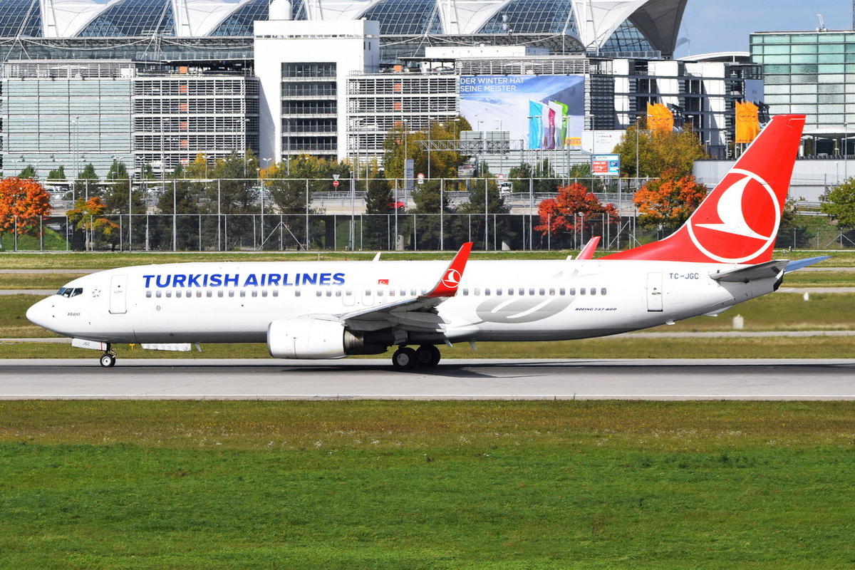 TC-JGC Turkish Airlines Boeing 737-8F2(WL)  , MUC , 04.10.2017