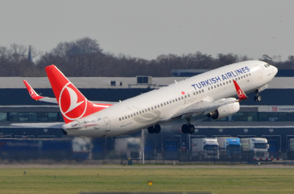 TC-JGK Turkish Airlines Boeing 737-8F2(WL)  , AMS , 12.03.2017