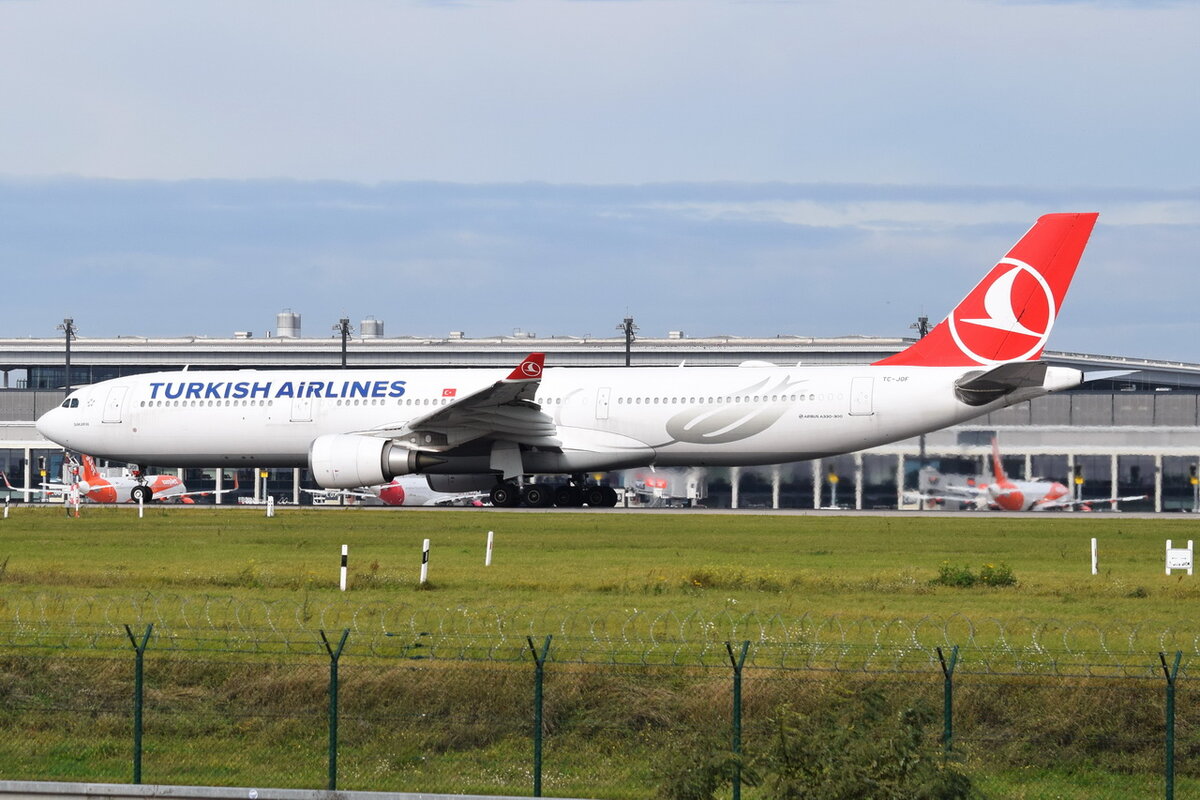 TC-JOF , Turkish Airlines , Airbus A330-303  Sakarya  , 17.10.2021 , Berlin-Brandenburg  Willy Brandt  , BER , 