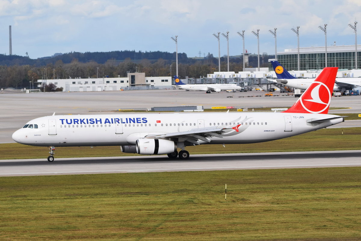 TC-JRN Turkish Airlines Airbus A321-231  , MUC , 22.10.2017