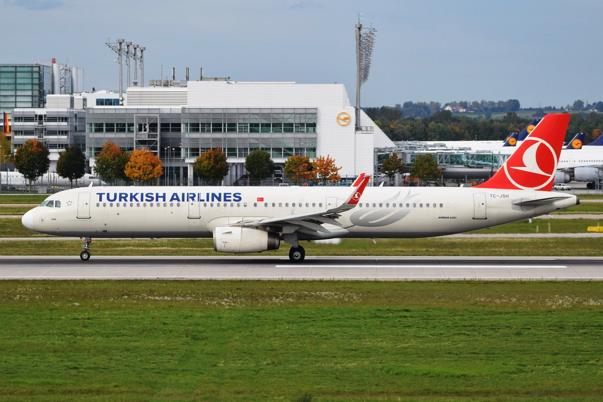 TC-JSH Turkish Airlines Airbus A321-231(WL)  , MUC , 02.10.2017