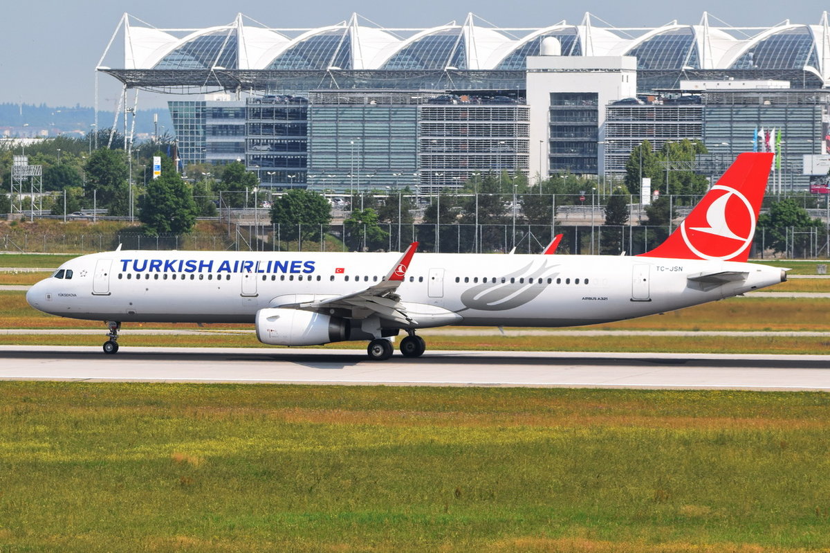 TC-JSN Turkish Airlines Airbus A321-231(WL)  , MUC , 21.06.2017