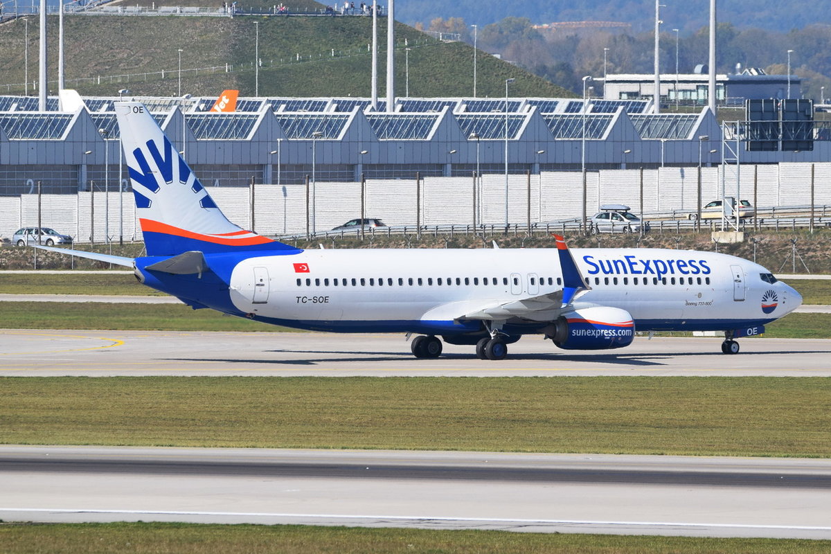 TC-SOE SunExpress Boeing 737-8HC(WL)  , 14.10.2018 , MUC