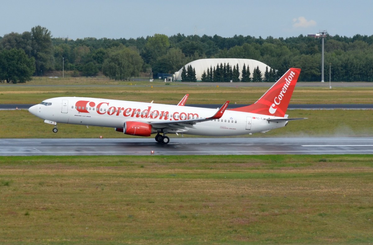 TC-TJM Corendon Airlines Boeing 737-8Q8 (WL)    gestartet in Tegel am 21.08.2014