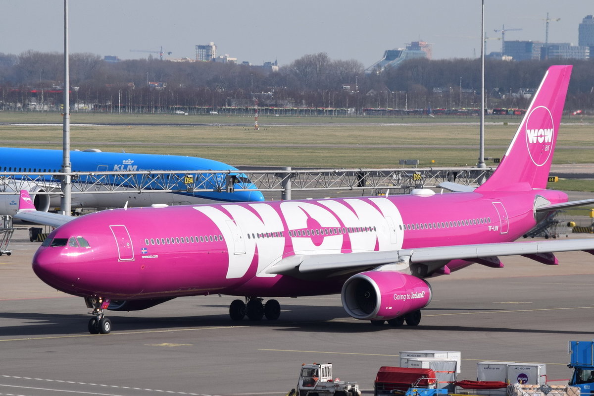 TF-LUV WOW Air Airbus A330-343  , AMS , 12.03.2017