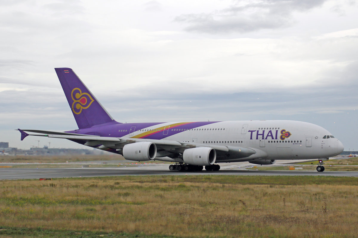 Thai Airways, HS-TUD, Airbus A380-841, msn: 122,  Phayuha Khiri , 29.September 2019, FRA Frankfurt, Germany.