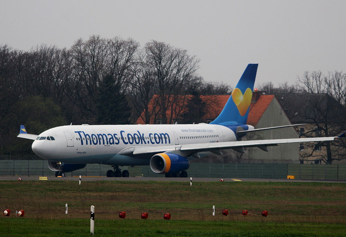 Thomas Cook Airlines, Airbus A 330-243. G-CHTZ, TXL, 02.04.2017