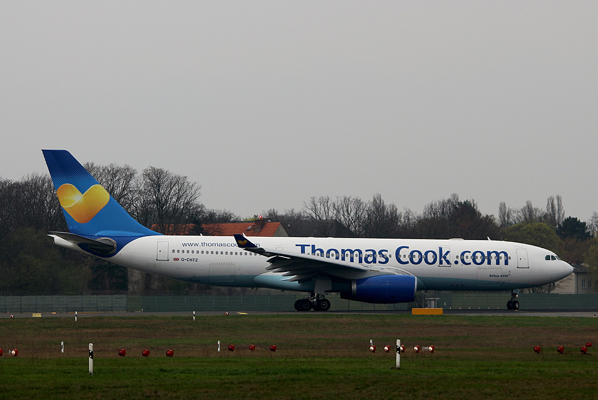 Thomas Cook Airlines, Airbus A 330-243, G-CHTZ, TXL, 02.04.2017