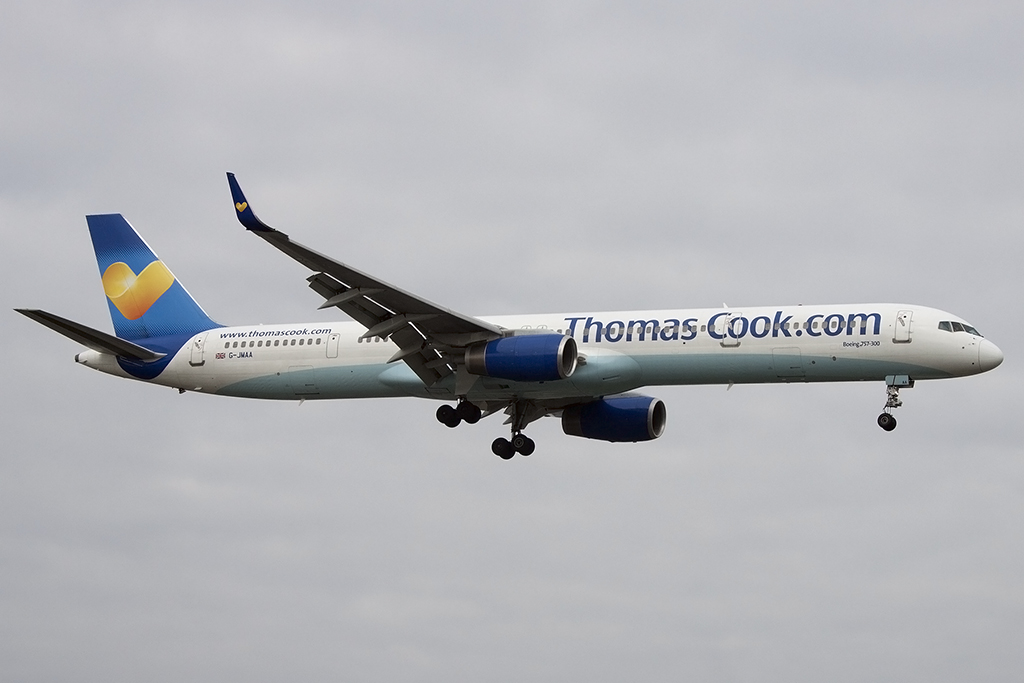 Thomas Cook Airlines, G-JMAA, Boeing, B757-3CQ, 28.03.2015, GVA, Geneve, Switzerland 



