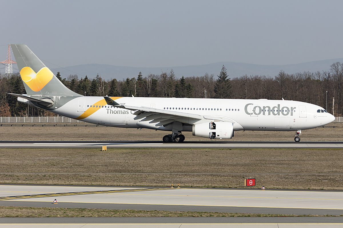 Thomas Cook Airlines, G-TCCF, Airbus, A330-243, 31.03.2019, FRA, Frankfurt, Germany 



