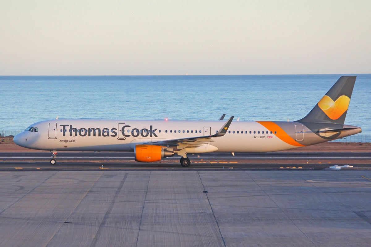 Thomas Cook Airlines, G-TCDK, Airbus A321-211 (W), 19.Dezember 2015, ACE Lanzarote, Spain.