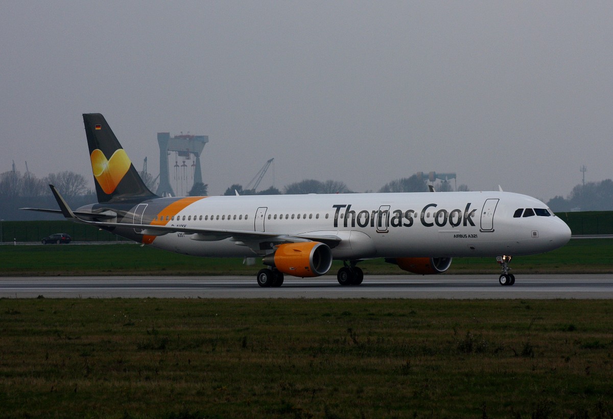 Thomas Cook Airlines Scandinavia, D-AVXK, Reg.OY-TCF, (c/n 6351),Airbus A321-211(SL), 06.11.2014, XFW-EDHI, Hamburg-Finkenwerder, Germany 