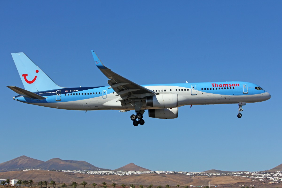 Thomson Airways, G-OOBA, Boeing B757-28AET (W), 17.Dezember 2015, ACE Lanzarote, Spain.
