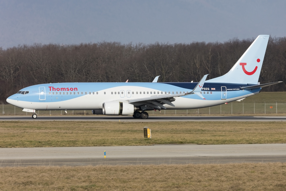 Thomsonfly, G-FDZG, Boeing, B737-8K5, 30.01.2016, GVA, Geneve, Switzerland 


