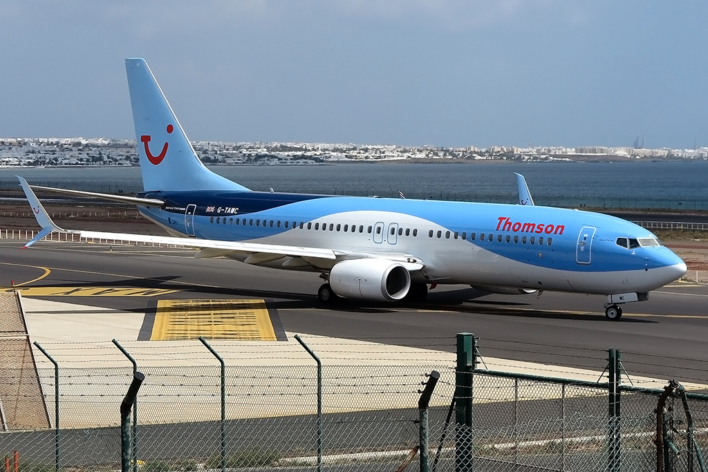 Thomsonfly, G-TAWC, Boeing, B737-8K5, 19.03.2015, ACE, Arrecife, Spain 



