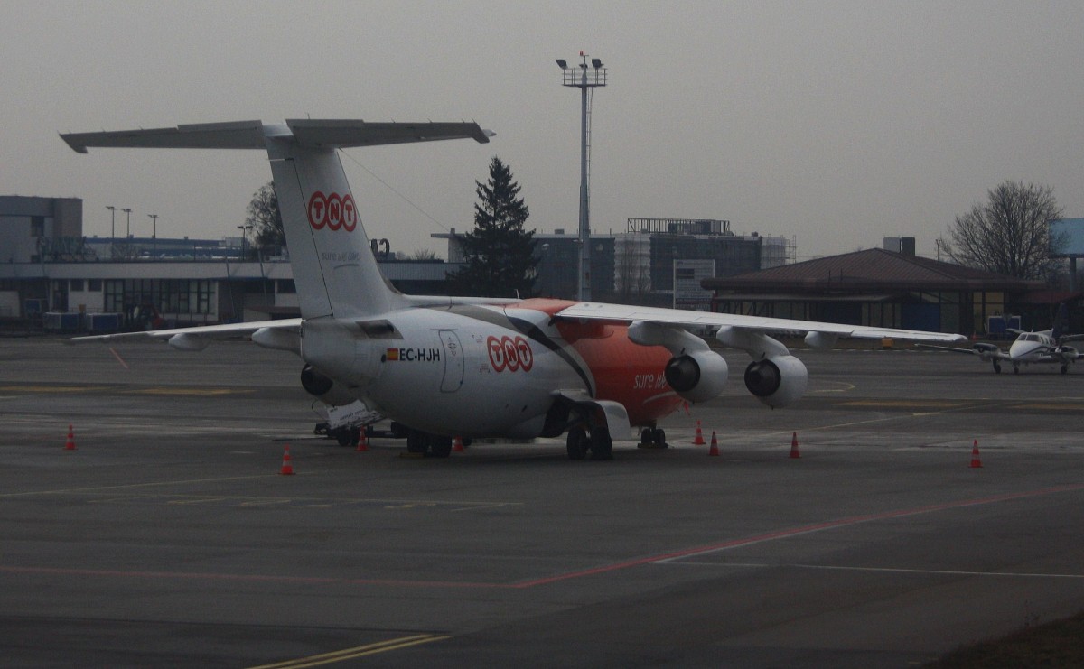 TNT Airways,EC-HJH,(c/nE2112),British Aerospace Avro 146-200QT,19.02.2014,GDN-EPGD,Gdansk,Polen