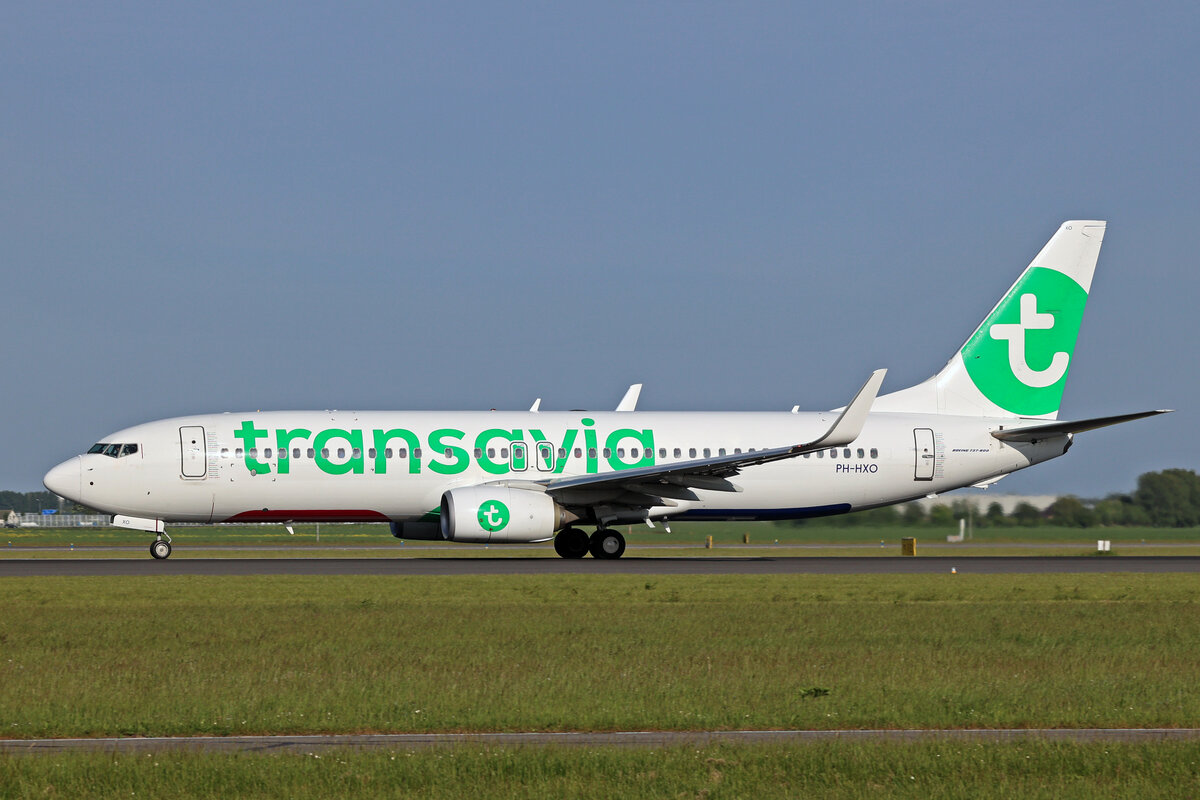 Transavia Airlines, PH-HXO, Boeing B737-8K2, msn: 62577/7367, 18.Mai 2023, AMS Amsterdam, Netherlands.