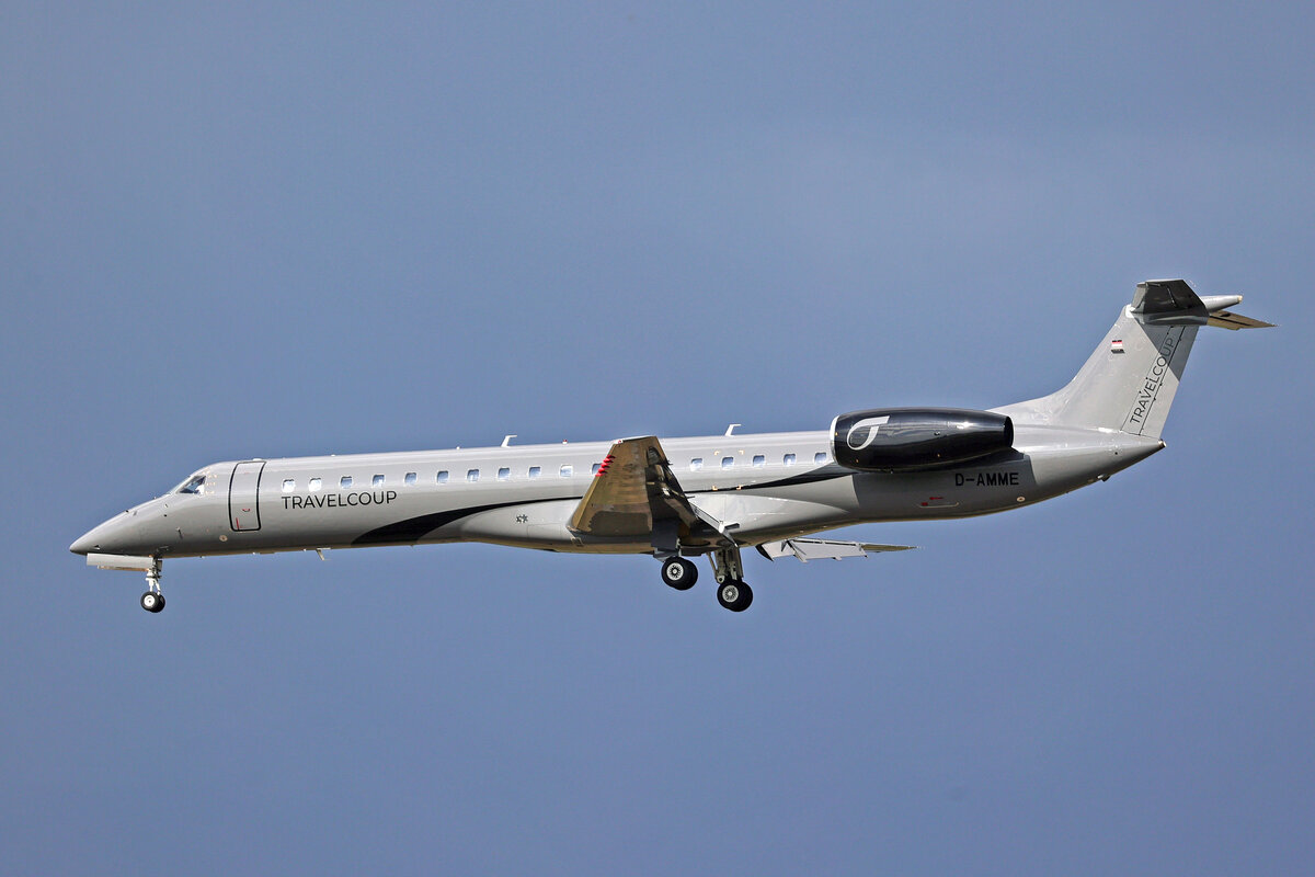 Travel Coup (Heron Airlines), D-AMME, Embraer ERJ-145EP, msn: 145070, 29.Juni 2026, MXP Milano Malpensa, Italy.