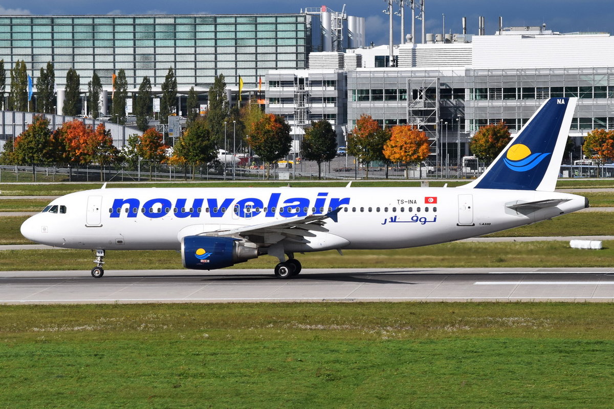 TS-INA Nouvelair Tunisie Airbus A320-214  , MUC , 03.10.2017
