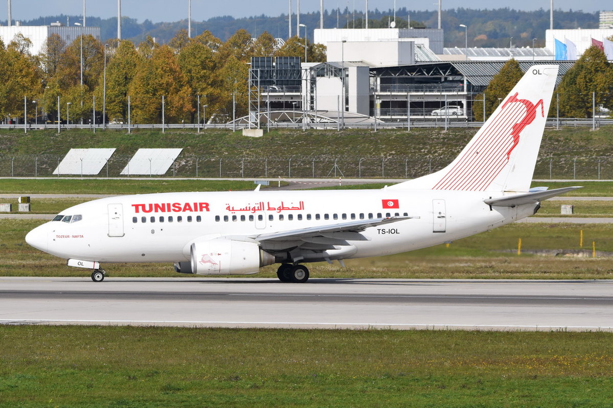 TS-IOL Tunisair Boeing 737-6H3   , MUC , 04.10.2017