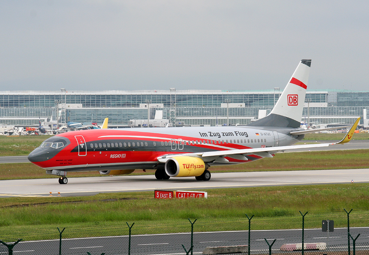 Tuifly B 737-8K5 D-ATUC am 10.06.2013 auf dem Flughafen Frankfurt