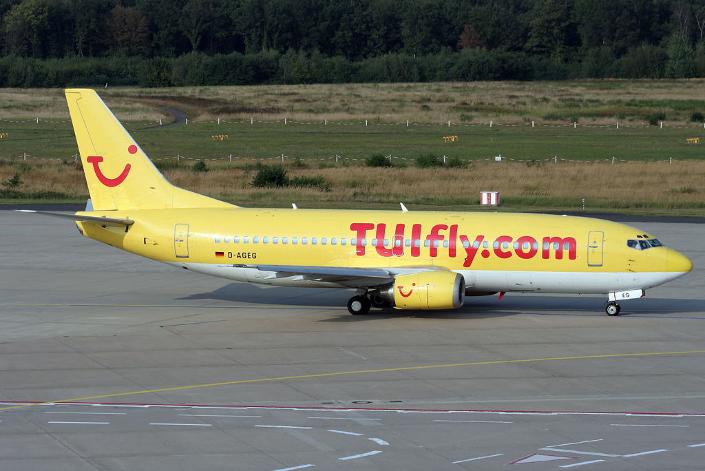 TUIfly B737-300 D-AGEG in CGN / EDDK / Köln Bonn am 20.09.2009