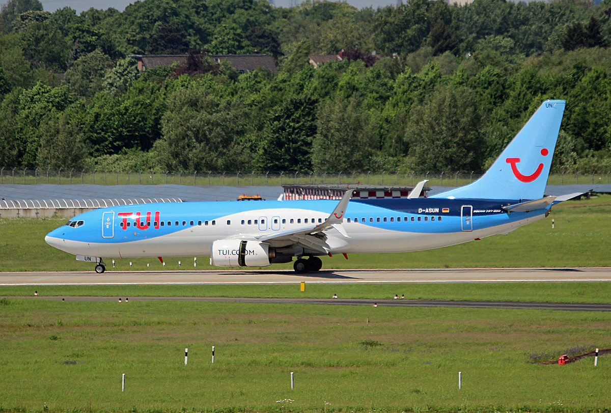 Tuifly, Boeing B 737-8BK, D-ASUN, DUS, 17.05.2017