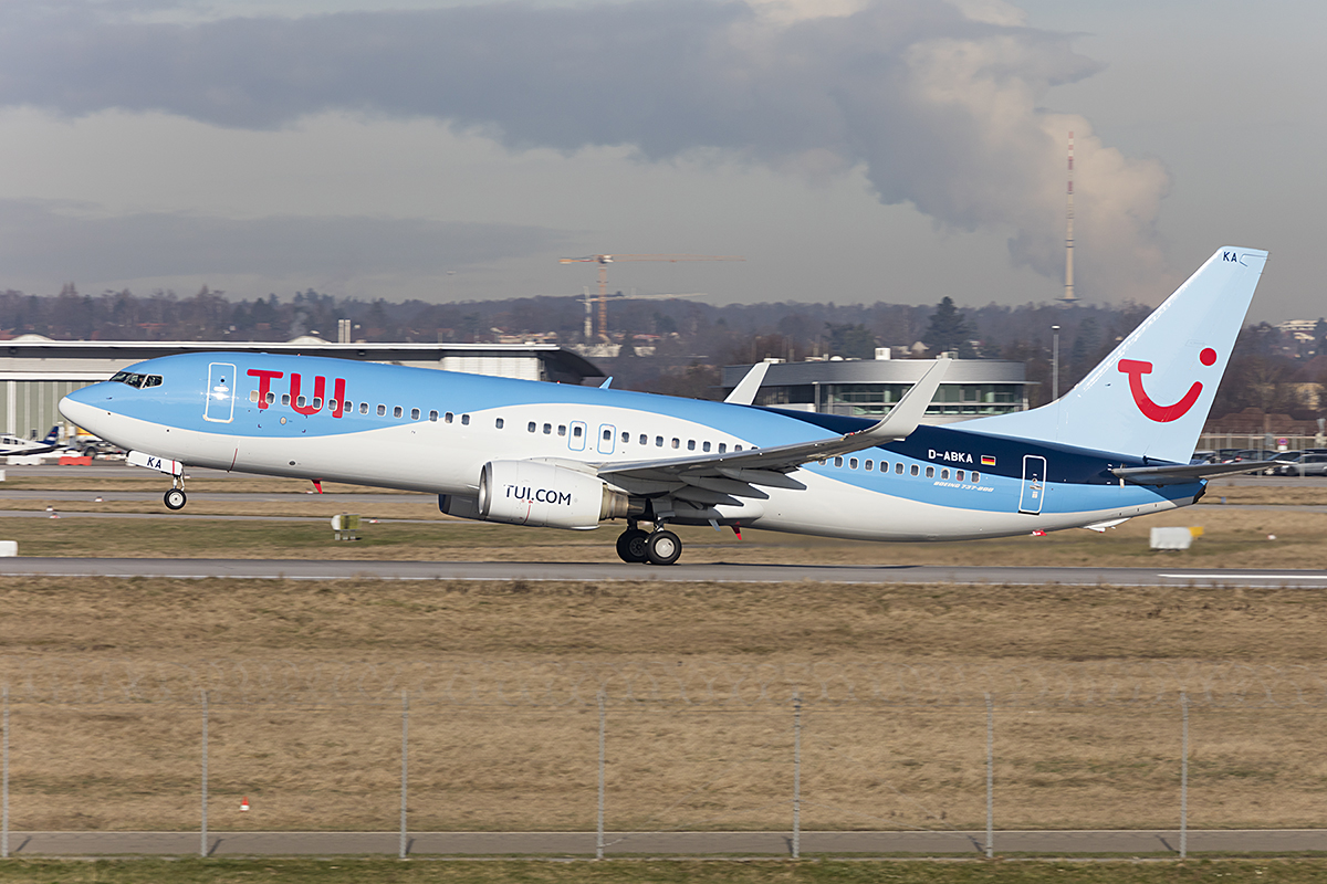 TUIfly, D-ABKA, Boeing, B737-82R, 11.01.2018, STR, Stuttgart, Germany 




