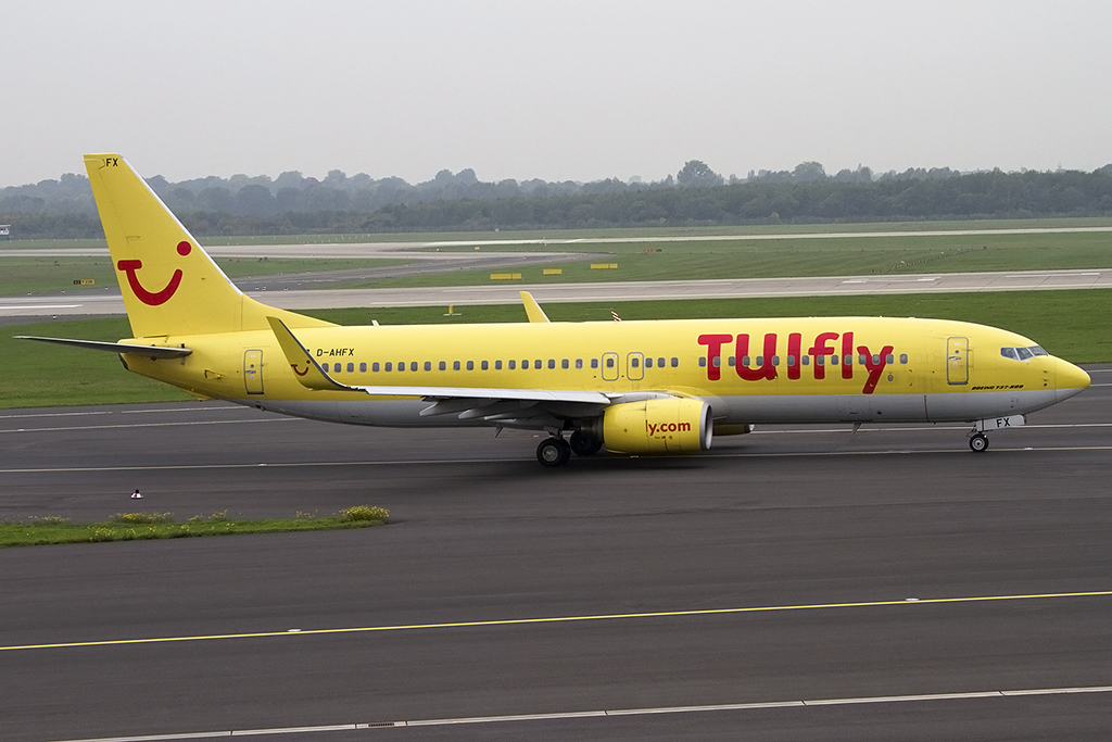 TUIFly, D-AHFX, Boeing, B737-8K5, 08.10.2013, DUS, Düsseldorf, Germany 





