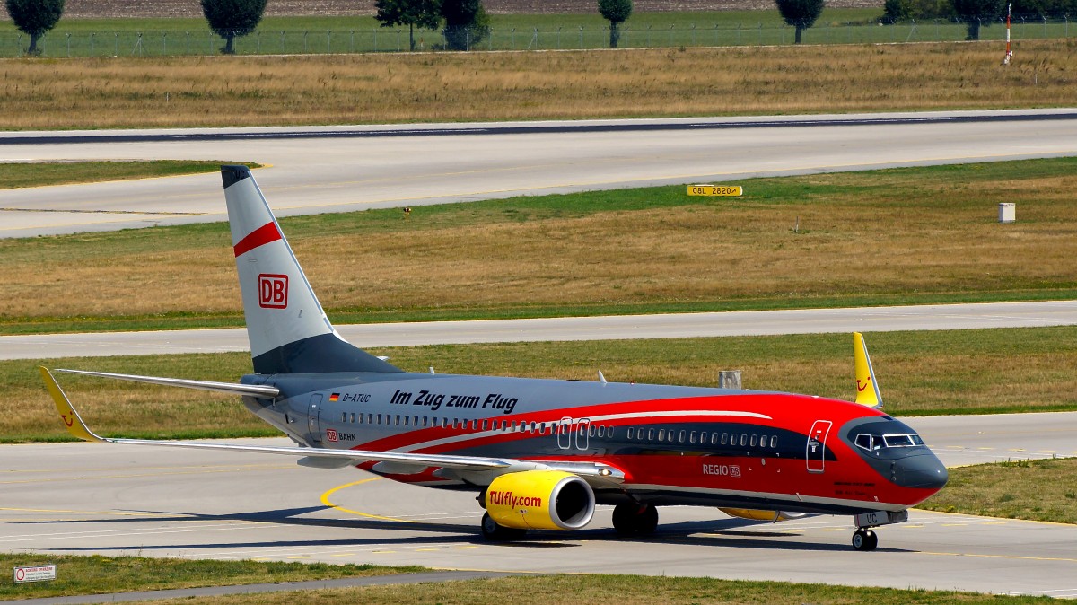 TUIfly, D-ATUC, Boeing 737-800,  DB Air Two , MUC