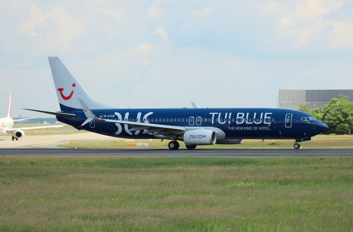 Tuifly, D-ATUD, MSN 34685, Boeing 737-8K5 (WL), 04.06.2017, FRA-EDDF, Frankfurt, Germany (TUI Blue) 