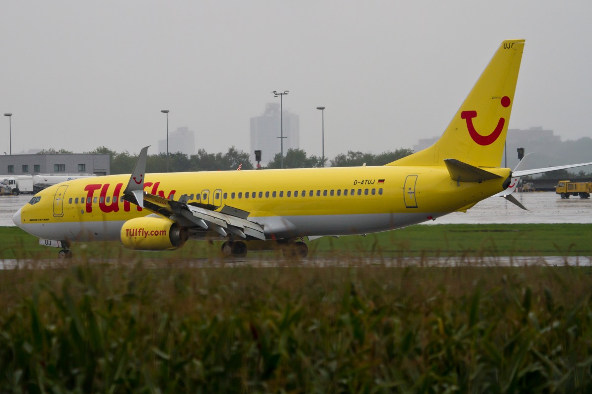TUIfly, D-ATUJ, Boeing, 737-800 wl, 12.09.2014, STR-EDDS, Stuttgart, Germany 